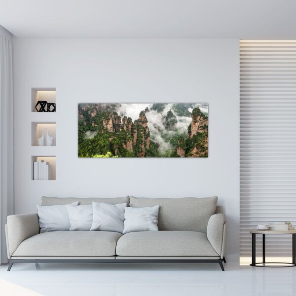 Kép - Zhangjiajie Nemzeti Park, Kína (120x50 cm)