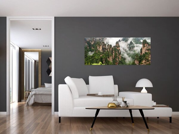 Kép - Zhangjiajie Nemzeti Park, Kína (120x50 cm)
