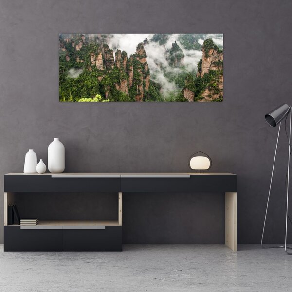 Kép - Zhangjiajie Nemzeti Park, Kína (120x50 cm)