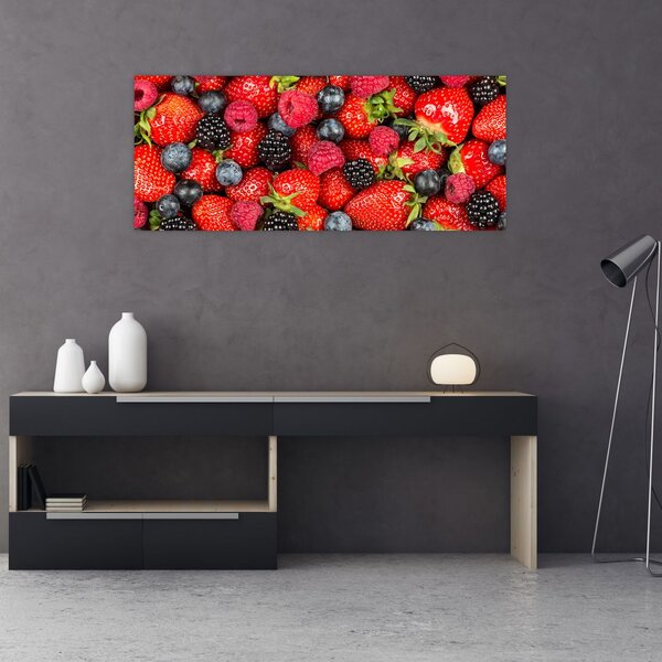Kép - gyümölcs rakomány (120x50 cm)