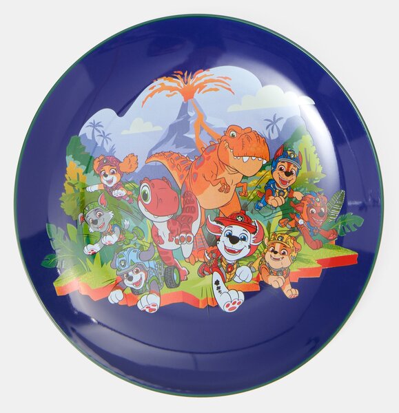 Sinsay - Kerámia tányér PAW Patrol dinoszaurusz mintával - többszínű