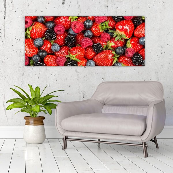 Kép - gyümölcs rakomány (120x50 cm)
