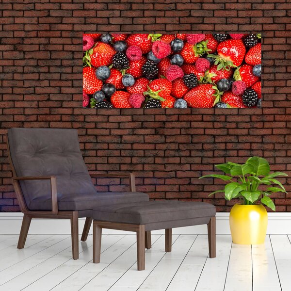 Kép - gyümölcs rakomány (120x50 cm)
