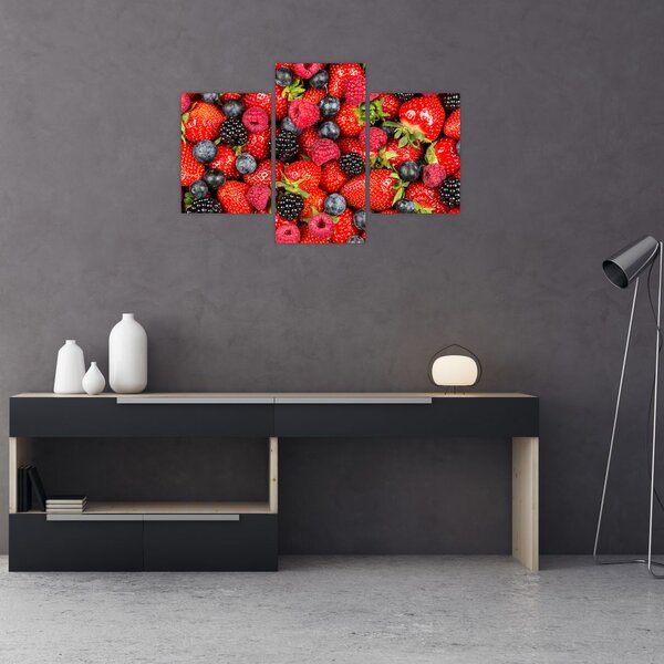 Kép - gyümölcs rakomány (90x60 cm)