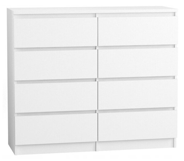Komód 120/8 cm – fehér