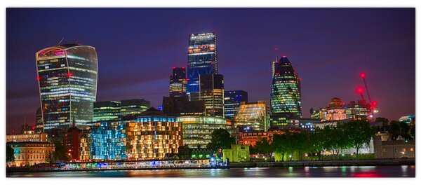 Kép - esti London (120x50 cm)