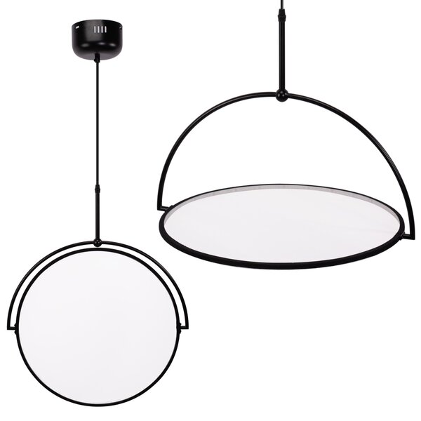 Toolight Szerszámlámpa, LED mennyezeti lámpa 35cm APP1426-C, fekete, OSW-01880