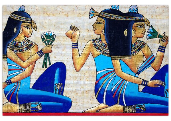 Kép - egyiptomi festmények (90x60 cm)