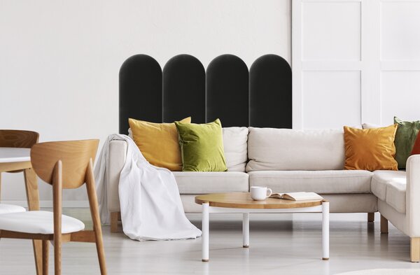 Kárpitozott panel - Íves - 30x100cm Szín: Sárga