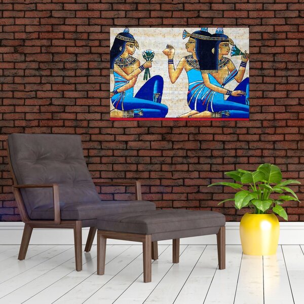 Kép - egyiptomi festmények (90x60 cm)