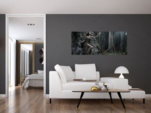 Kép - erdei tündér (120x50 cm)