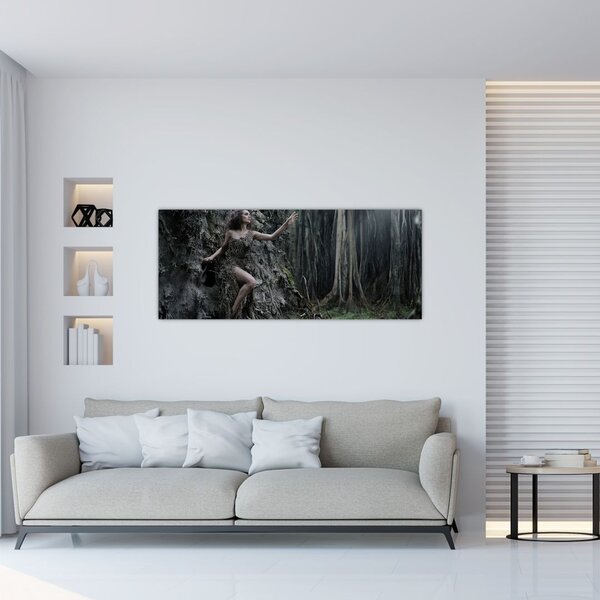 Kép - erdei tündér (120x50 cm)