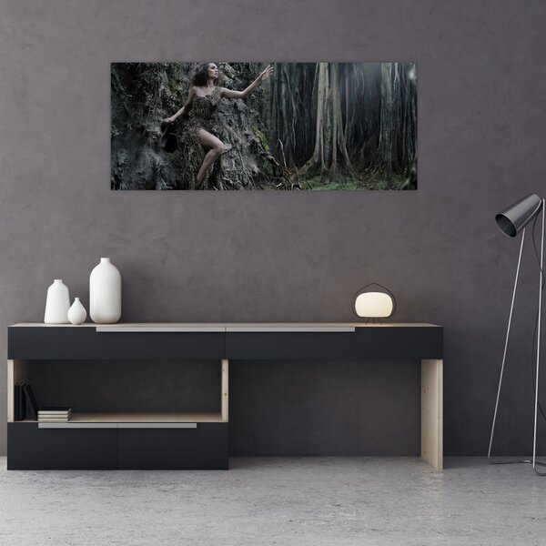 Kép - erdei tündér (120x50 cm)