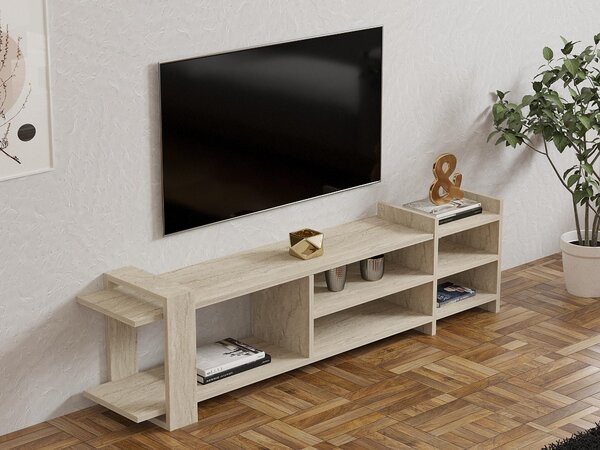 TV asztal/szekrény Zephir (travertin). Akció -24%