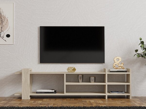 TV asztal/szekrény Zephir (travertin). Akció -24%