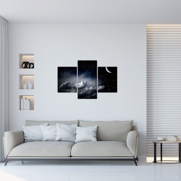 Kép - csillagos égbolt (90x60 cm)