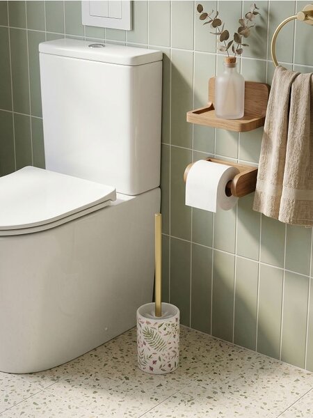 Sinsay - WC-kefe növényi mintával - többszínű
