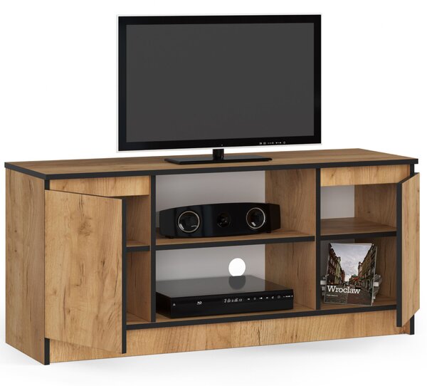 TV asztal Kapono (craft tölgy)