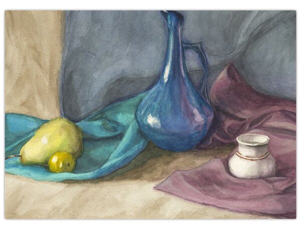 Kép - festett csendélet (70x50 cm)