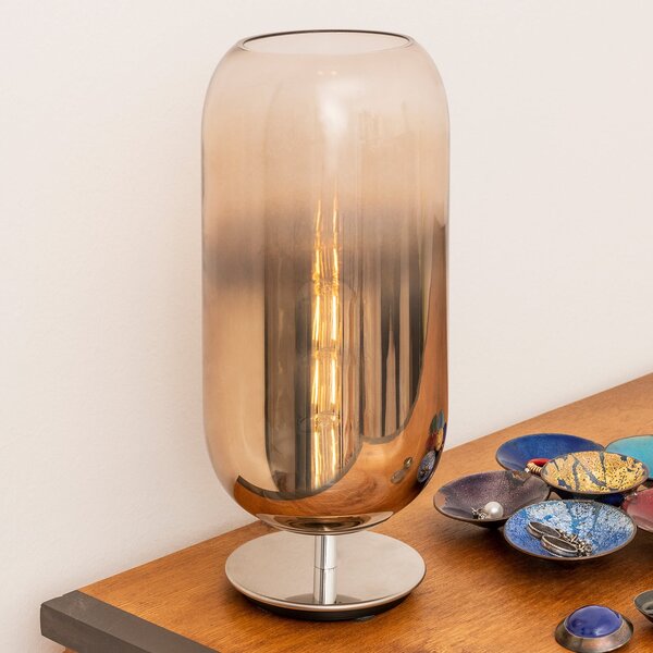 Asztali lámpa Artemide, Gople, Bronz / Öreg Sárgaréz, Nappali, Üveg, Dizájn