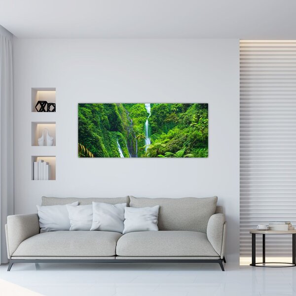 Kép - Madakaripura vízesések, Kelet-Jáva, Indonézia (120x50 cm)