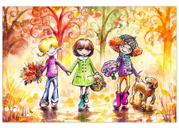 Kép - barátság (90x60 cm)