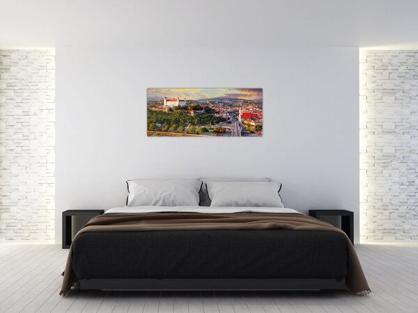 Kép - panoráma, Pozsony, Szlovákia (120x50 cm)