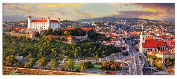 Kép - panoráma, Pozsony, Szlovákia (120x50 cm)