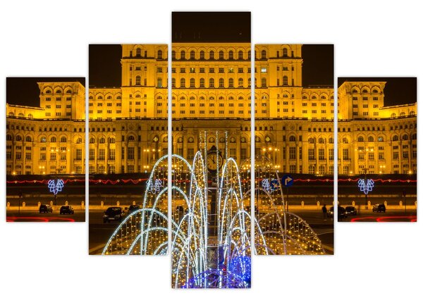 Kép - A Parlament palotája, Bukarest, Románia (150x105 cm)