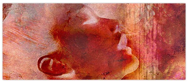 Kép - Egy női arc profilja (120x50 cm)