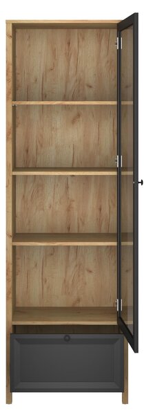 Vitrin Bruselas (tarany craft (tölgy + fekete)