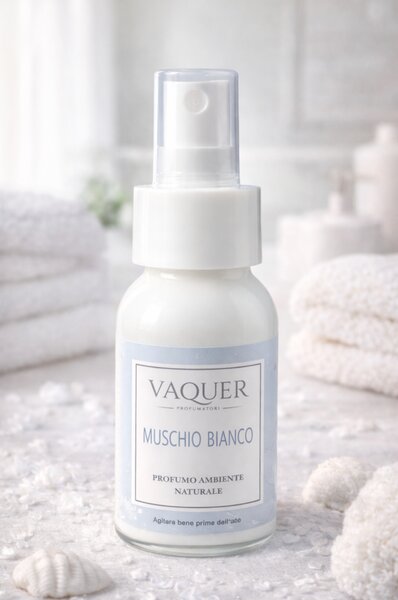Légfrissítő Vaquer MUSCHIO BIANCO (fehér pézsma) 60 ml