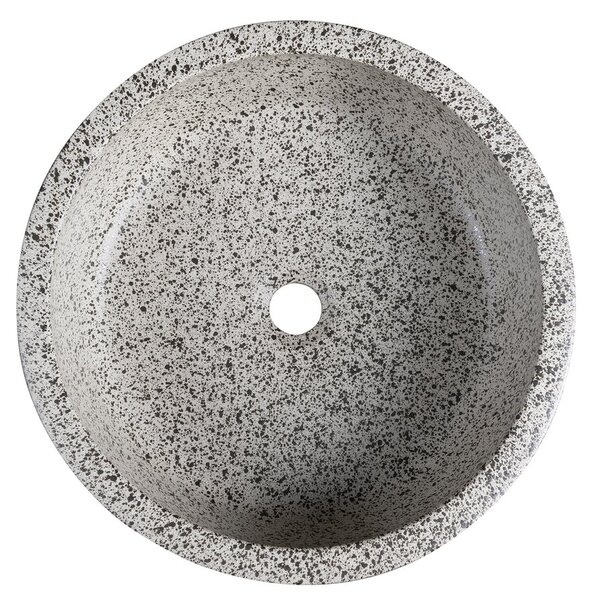 Sapho Sapho, PRIORI kerámia mosogató a tetején Ø 41 cm, gránit, PI035