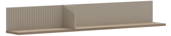 Fali polc Demandaron (taupe + silverjack tölgy)