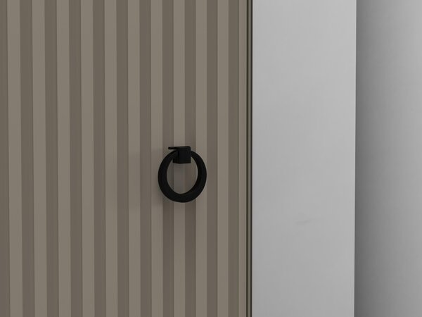 Ruhásszekrény Demandaron 3 (taupe + silverjack tölgy)
