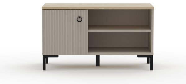 Cipőtároló (cipősszekrény) Demandaron (taupe + silverjack tölgy)