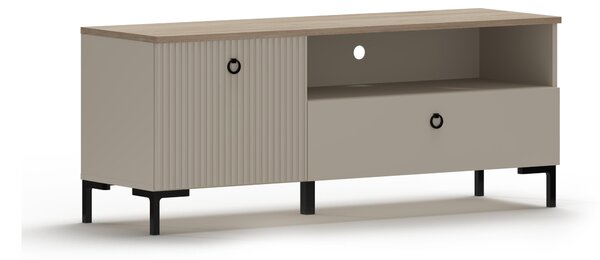 TV szekrény Demandaron 1 (taupe + silverjack tölgy)