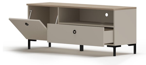 TV szekrény Demandaron 1 (taupe + silverjack tölgy)