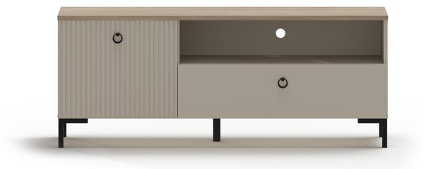 TV szekrény Demandaron 1 (taupe + silverjack tölgy)
