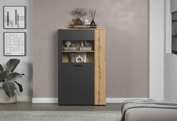 Vitrin Esferas 2 (grafit + evoke tölgy) . Akció -26%