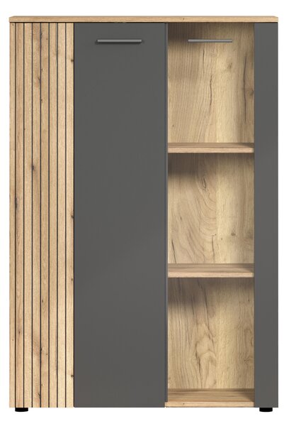 Vitrin Esferas 3 (grafit + evoke tölgy)