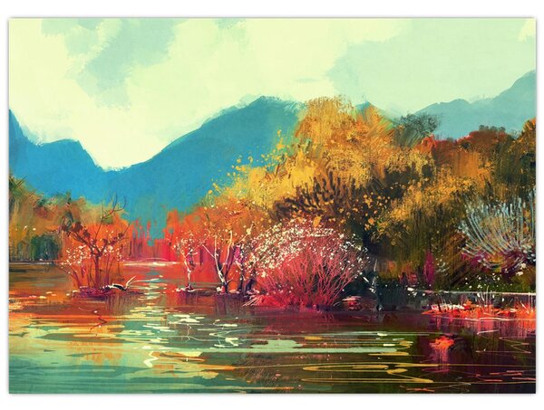 Kép - őszi színek (70x50 cm)