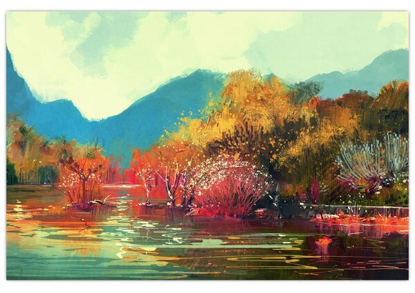 Kép - őszi színek (90x60 cm)