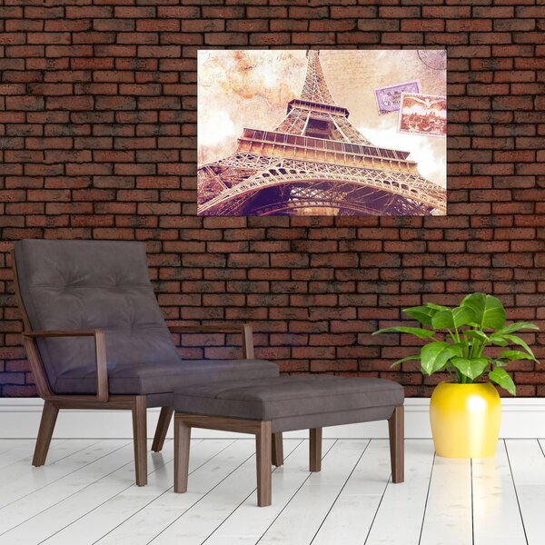 Kép - Kilátás Párizsból (90x60 cm)