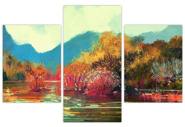 Kép - őszi színek (90x60 cm)