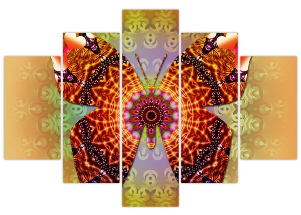 Kép - etno pillangó (150x105 cm)