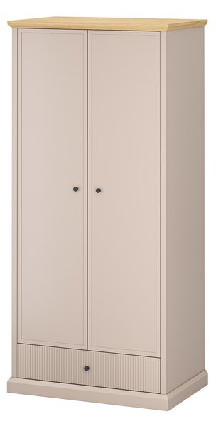 Ruhásszekrény Indices 1 (taupe + kő tölgy)