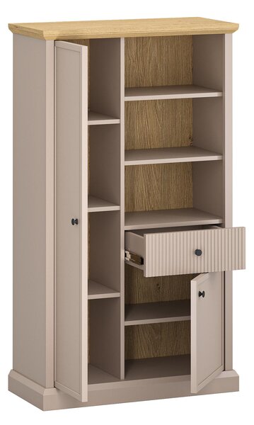 Regál Indices (taupe + kő tölgy)