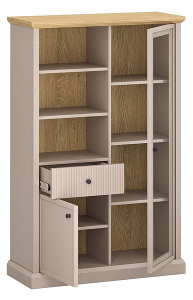Vitrin Indices 2 (taupe + kő tölgy)
