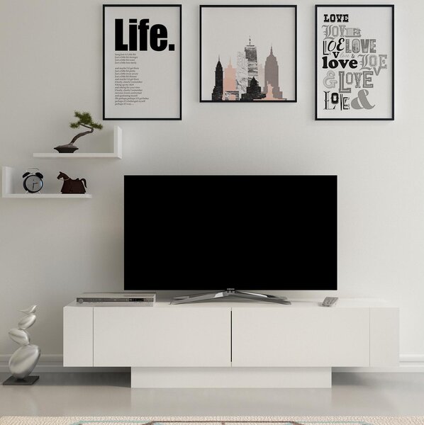 TV asztal/szekrény Metro (fehér)